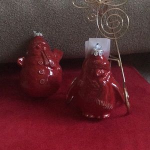 Italy Red Ornaments Lot!